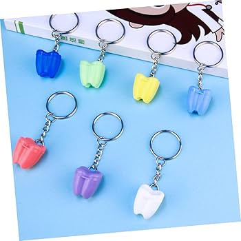 Amazon.co.jp: 5個入り ボックス 乳歯キーホルダー の記念品